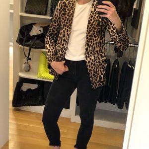 Olivaceous Leopard Blazer